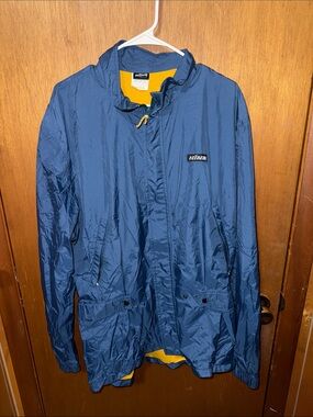 Hind Navy Windbreaker with Yellow Interior Trim